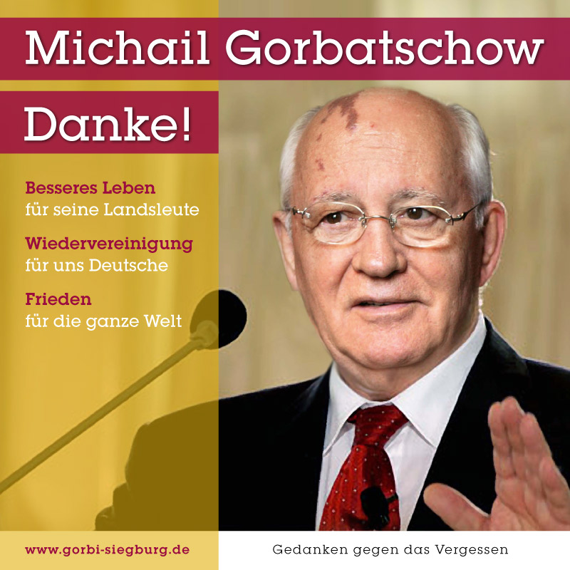 Michail Gorbatschow, Danke!